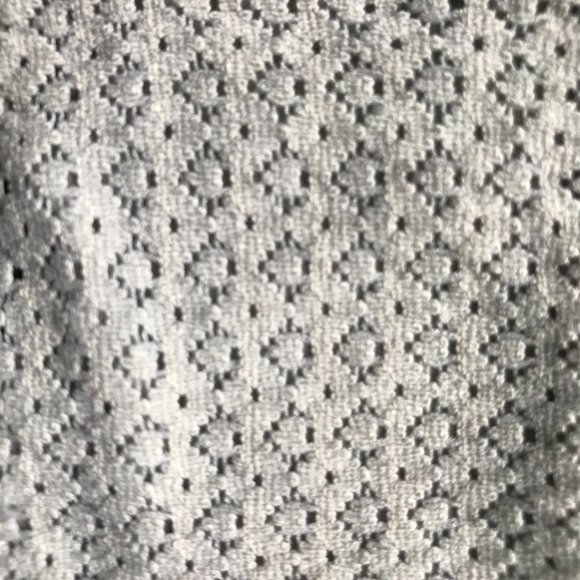 Vintage Light Blue Grey Stretch Mesh Gloves Women - Picture 2 of 4